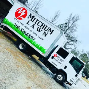 Mitchum lawn box truck